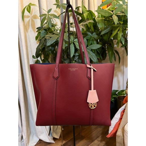 Tory Burch Handbags - ♦️TORY BURCH MAROON PERRY TOTE ♦️